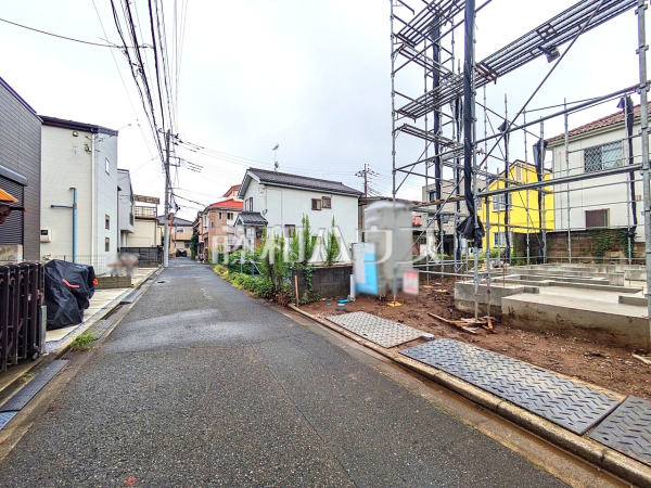接道状況および現場風景 【富士見市鶴瀬西3丁目】 接道状況および現場風景 【富士見市鶴瀬西3丁目】