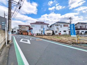 接道状況および現場風景
