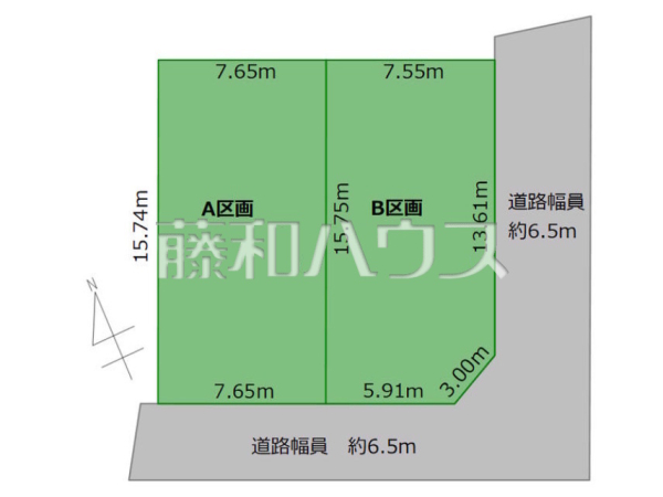全体区画図 【名古屋市北区米が瀬町】 全体区画図 【名古屋市北区米が瀬町】