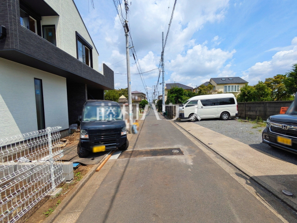 接道状況および現場風景 【杉並区西荻南1丁目】 接道状況および現場風景 【杉並区西荻南1丁目】