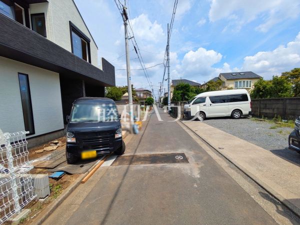 接道状況および現場風景 【杉並区西荻南1丁目】 接道状況および現場風景 【杉並区西荻南1丁目】