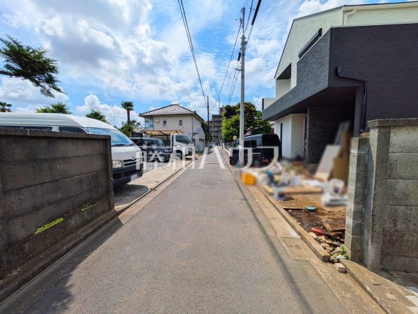 接道状況および現場風景 【杉並区西荻南1丁目】 接道状況および現場風景 【杉並区西荻南1丁目】