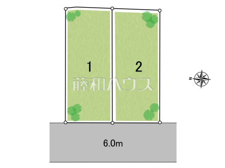 全体区画図 【三鷹市上連雀1丁目】