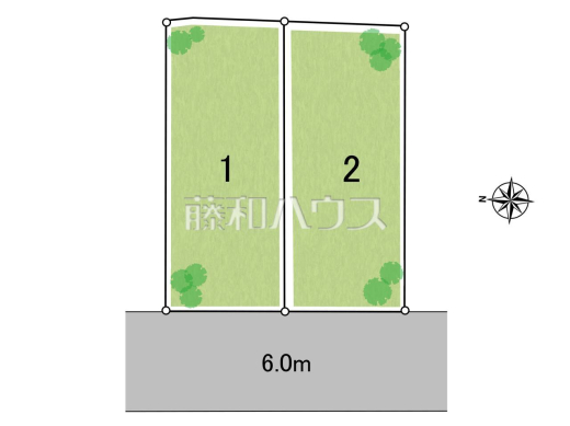 全体区画図 【三鷹市上連雀1丁目】