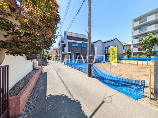 接道状況および現場風景 【国分寺市東戸倉2丁目】