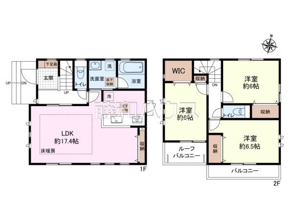 間取図 【練馬区南大泉3丁目】 間取図 【練馬区南大泉3丁目】
