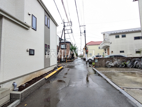 接道状況および現場風景 【国分寺市高木町3丁目】 接道状況および現場風景 【国分寺市高木町3丁目】