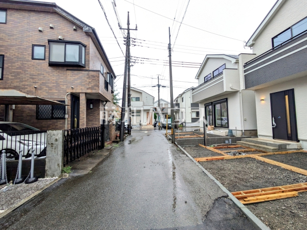 接道状況および現場風景 【国分寺市高木町3丁目】 接道状況および現場風景 【国分寺市高木町3丁目】