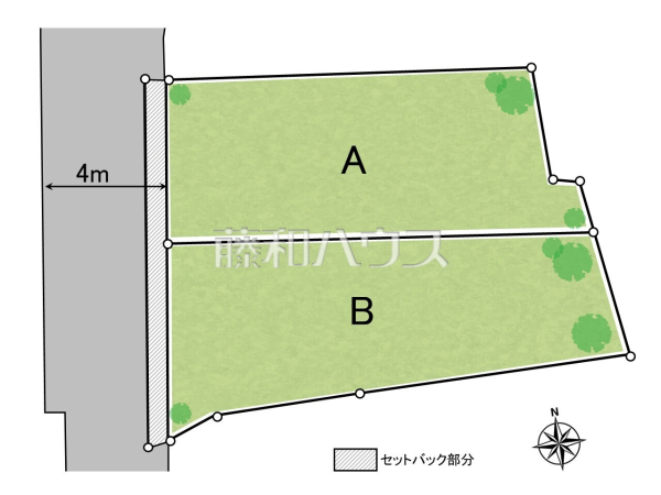 全体区画図 【中野区大和町4丁目】 全体区画図 【中野区大和町4丁目】