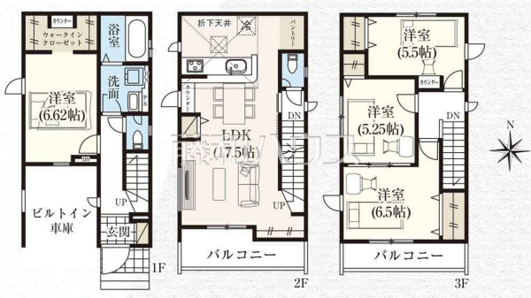 間取図 【所沢市緑町4丁目】 間取図 【所沢市緑町4丁目】