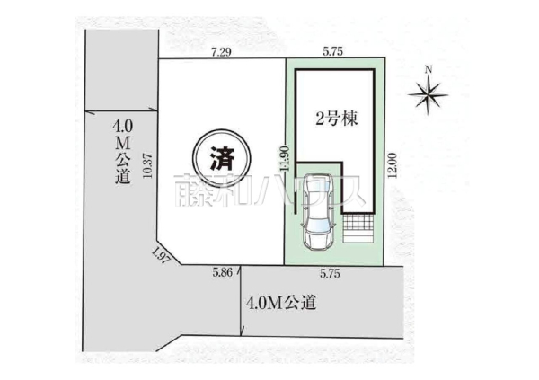 区画図 【所沢市緑町4丁目】 区画図 【所沢市緑町4丁目】