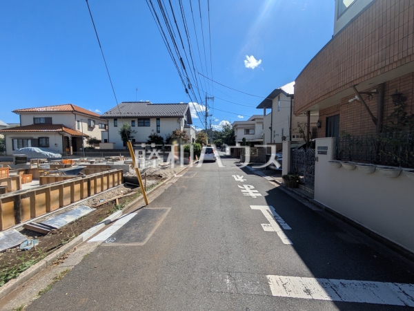 接道状況および現場風景 【練馬区大泉学園町5丁目】 接道状況および現場風景 【練馬区大泉学園町5丁目】