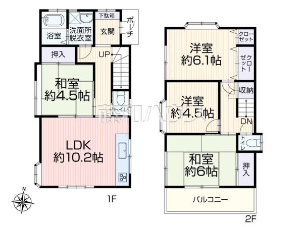 間取図 【所沢市大字下安松】 間取図 【所沢市大字下安松】