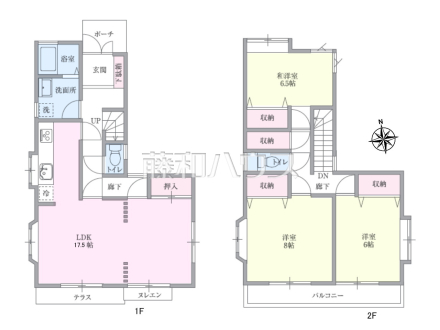 間取図 【東大和市中央4丁目】