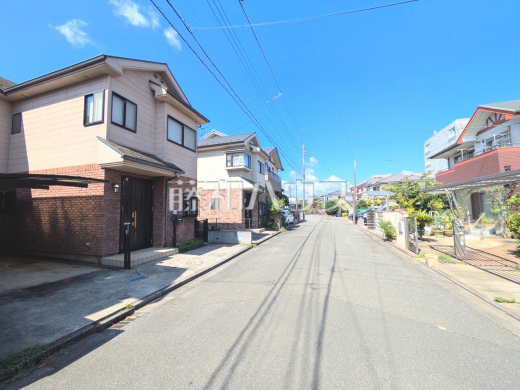 接道状況および現場風景 【東大和市中央4丁目】