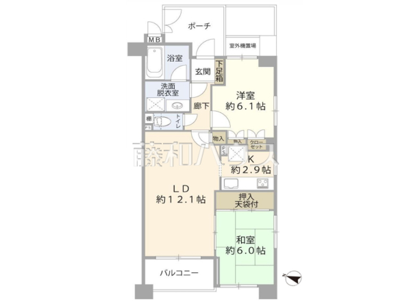 間取図 【セザール京王堀之内】 間取図 【セザール京王堀之内】