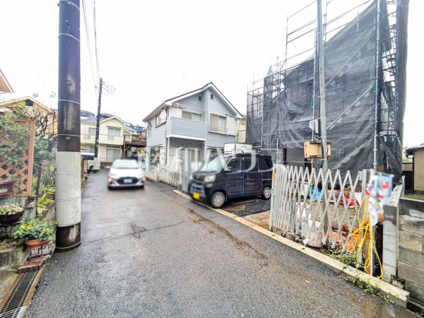 接道状況および現場風景 【八王子市緑町】 接道状況および現場風景 【八王子市緑町】