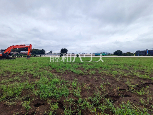 現場風景 【清瀬市下清戸4丁目】 建築条件はございませんので、ライフスタイルに合わせた自由なマイホームづくりが可能です。
