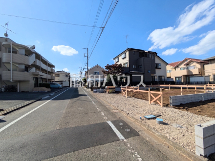 接道状況および現場風景 【東大和市仲原3丁目】/撮影日2026/10/15