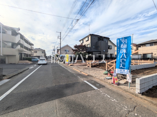 接道状況および現場風景 【東大和市仲原3丁目】