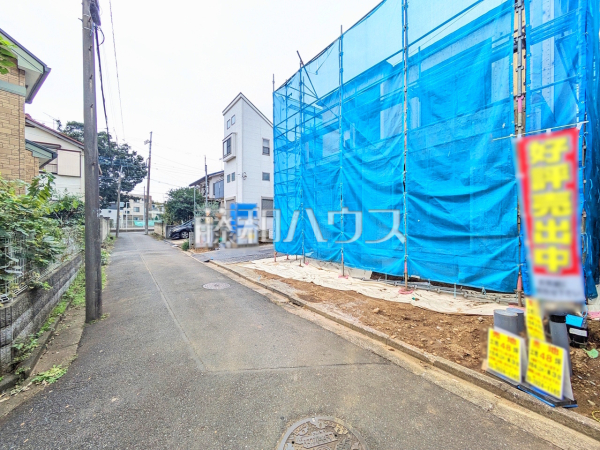 接道状況および現場風景 【所沢市大字下安松】 接道状況および現場風景 【所沢市大字下安松】