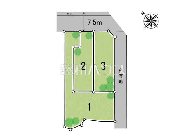 全体区画図 【八王子市兵衛2丁目】 全体区画図 【八王子市兵衛2丁目】