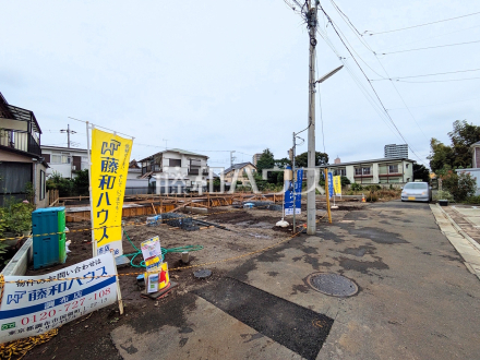 接道状況および現場風景 【調布市西つつじケ丘4丁目】/撮影日2026/09/27