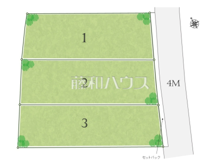 全体区画図 【調布市西つつじケ丘4丁目】