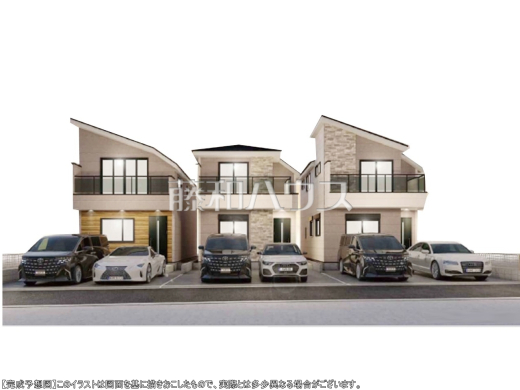 ≪完成予想図(外観)≫建物のプレゼンをさせていただきますので、実際の完成イメージを思い描いていただくことができます。お気軽にお問合せ下さい。 【調布市西つつじケ丘4丁目】