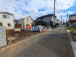 接道状況および現場風景 【小平市学園東町】 接道状況および現場風景 【小平市学園東町】