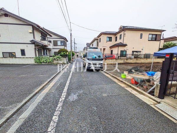 接道状況および現場風景 【杉並区上井草1丁目】 接道状況および現場風景 【杉並区上井草1丁目】
