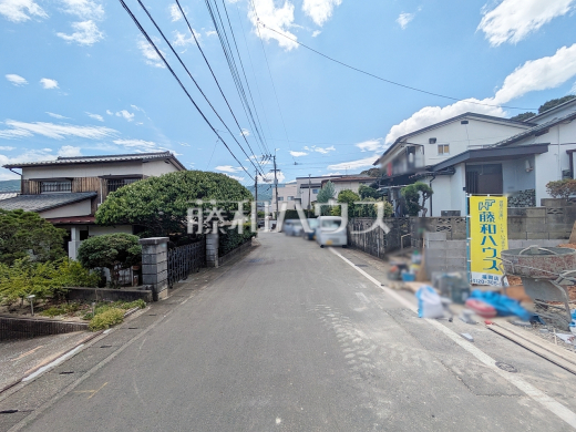 接道状況および現場風景 【福岡市南区大平寺1丁目】
