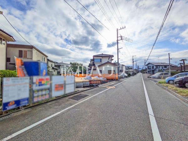接道状況および現場風景 【昭島市上川原町1丁目】 接道状況および現場風景 【昭島市上川原町1丁目】