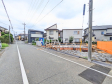接道状況および現場風景 【昭島市上川原町1丁目】 接道状況および現場風景 【昭島市上川原町1丁目】