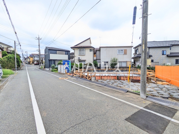 接道状況および現場風景 【昭島市上川原町1丁目】 接道状況および現場風景 【昭島市上川原町1丁目】