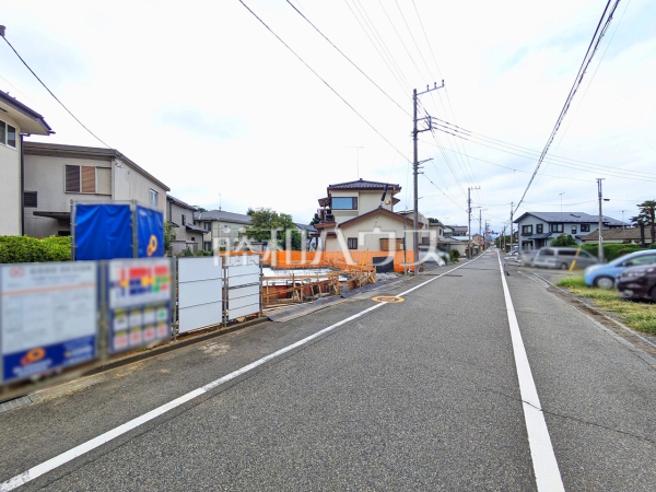 接道状況および現場風景 【昭島市上川原町1丁目】 接道状況および現場風景 【昭島市上川原町1丁目】