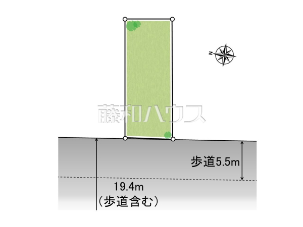 全体区画図 【東大和市上北台3丁目】 全体区画図 【東大和市上北台3丁目】