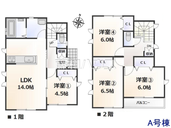 間取図 【日野市程久保2丁目】 間取図 【日野市程久保2丁目】