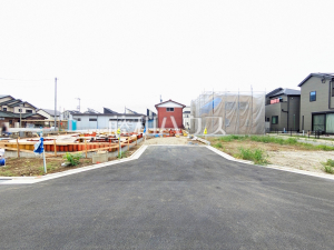 接道状況および現場風景