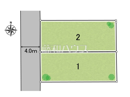 全体区画図 【八王子市散田町2丁目】