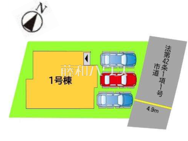 全体区画図 【福岡市南区大平寺2丁目】 全体区画図 【福岡市南区大平寺2丁目】