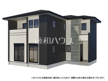 完成予想図(外観) 【糟屋郡粕屋町大字柚須】