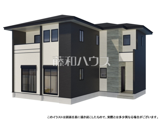 完成予想図(外観) 【糟屋郡粕屋町大字柚須】