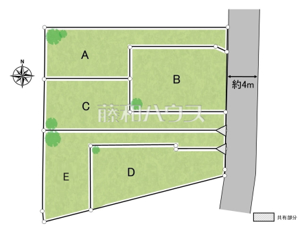 全体区画図 【西東京市新町3丁目】