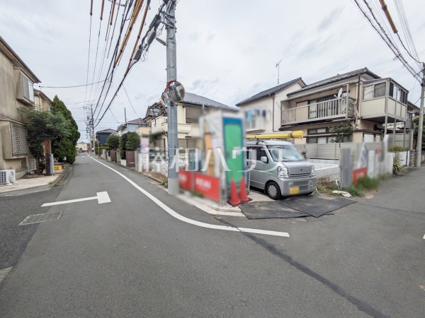 接道状況および現場風景 【西東京市泉町5丁目】 接道状況および現場風景 【西東京市泉町5丁目】