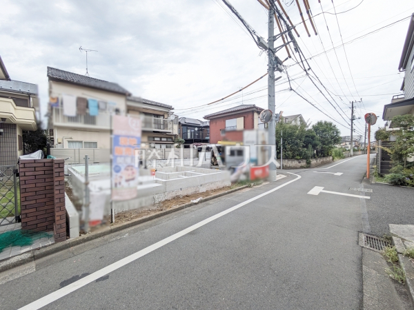 接道状況および現場風景 【西東京市泉町5丁目】 接道状況および現場風景 【西東京市泉町5丁目】