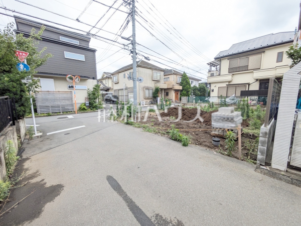 接道状況および現場風景 【西東京市泉町5丁目】 接道状況および現場風景 【西東京市泉町5丁目】