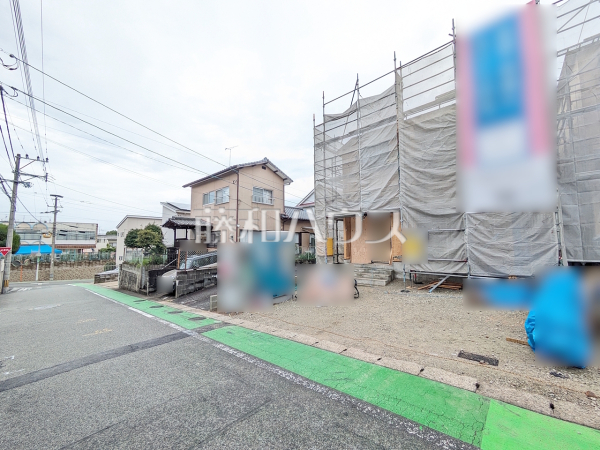 接道状況および現場風景 【福岡市東区若宮4丁目】 接道状況および現場風景 【福岡市東区若宮4丁目】