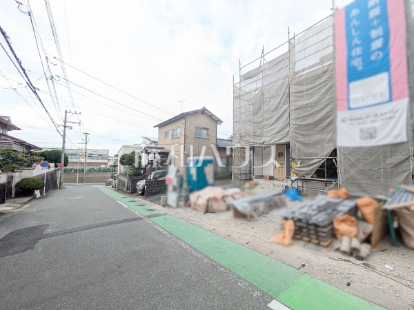 接道状況および現場風景 【福岡市東区若宮4丁目】 接道状況および現場風景 【福岡市東区若宮4丁目】