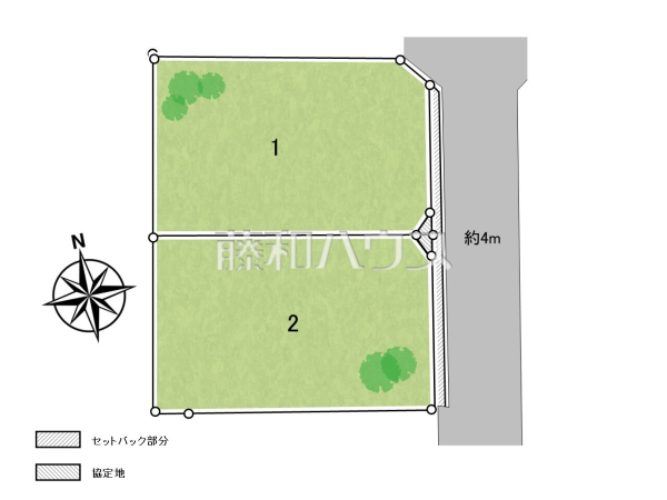 全体区画図 【西東京市保谷町3丁目】 全体区画図 【西東京市保谷町3丁目】